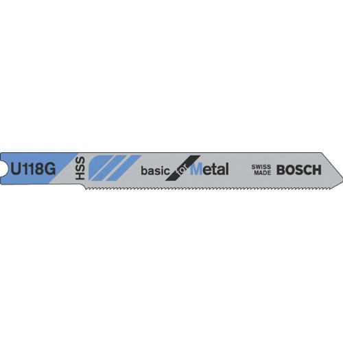 Stikksagblad BOSCH U 118 G Metall