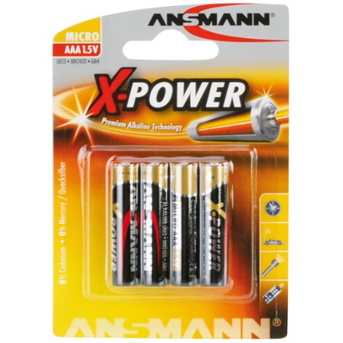 Alkaliska batterier ANSMANN X-Power