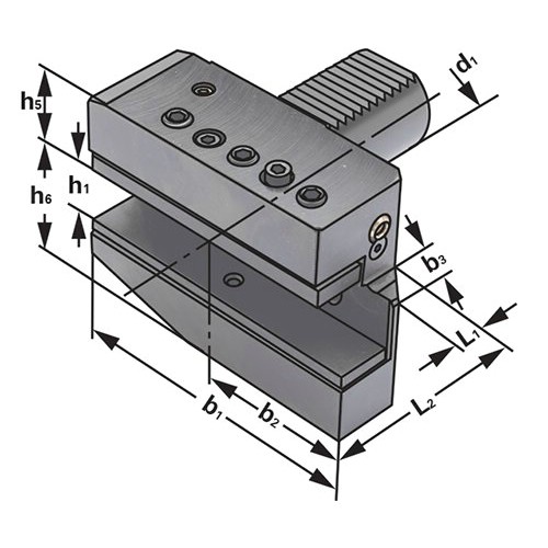 VDI-hållare PRAMET VDI-B5