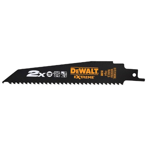 Bajonettsagblad DEWALT Tre/spiker