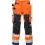 Orange/Marinblå