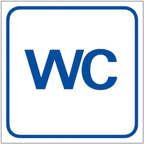 Skilt symbol WC
