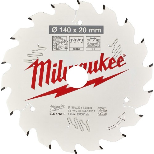 Cirkelsågklinga MILWAUKEE Cirkelsåg Trä Thin Kerf