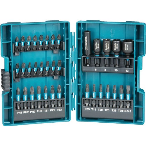 Bitssats 1/4" MAKITA Impact Black 35 delar