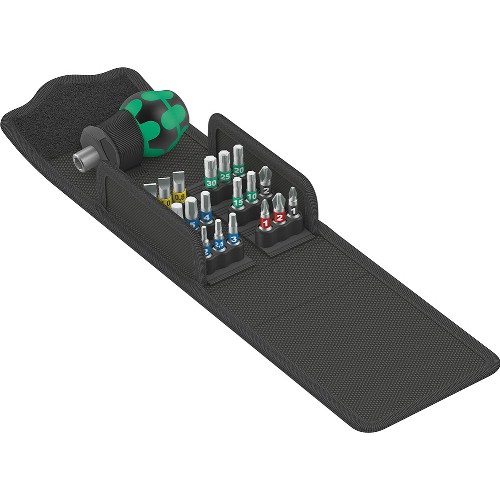 Bitssats 1/4" WERA Kraftform Kompakt Stubby 1