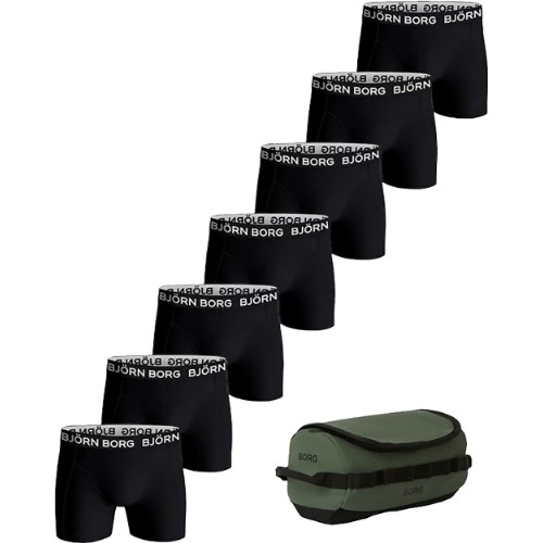 Boxerkalsong BJÖRN BORG 7-pack inkl. necessär
