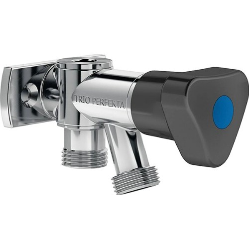 Tappventil TRIO PERFEKTA med väggfäste