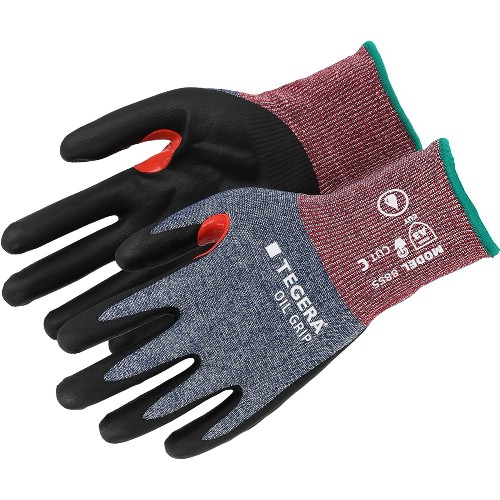 Hanske med kuttbeskyttelse TEGERA 8855R Olje Grip