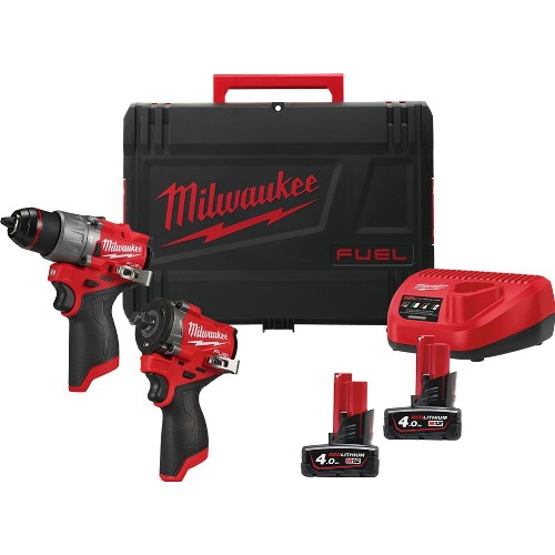Kombipaket MILWAUKEE M12 FPP2X2-402X 12 V