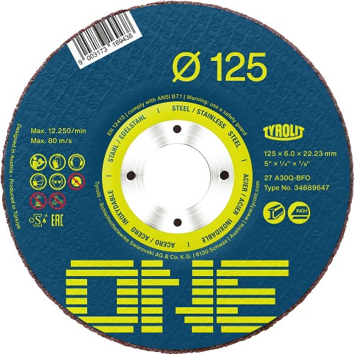 Navrondell TYROLIT One Stål/Rostfritt 2in1