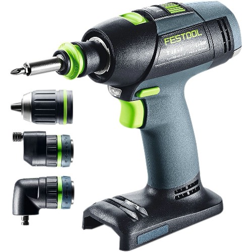 Borrskruvdragare FESTOOL T 18+3 Basic-Set 18 V utan batteri