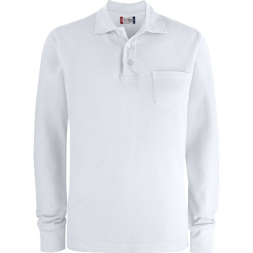 Pikétröja CLIQUE Basic Polo Pocket L/S Herr Lång ärm